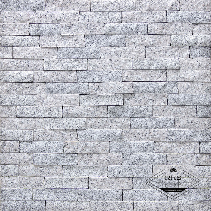 Фасадный камень Полоса - Гранит Белла Уайт Микс в Москве